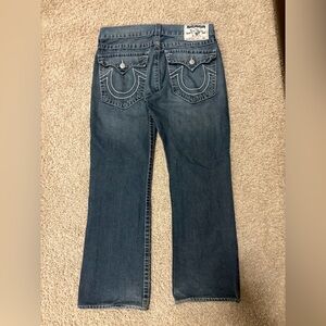 True Religion double stitch Billy Flared Jeans
